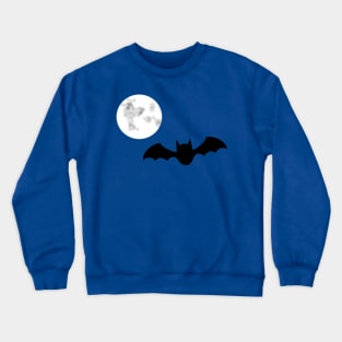 Bat and Moon Crewneck Sweatshirt